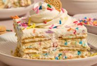 No-Bake Funfetti Icebox Cake Recipe