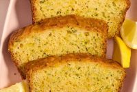 Moist Lemon Zucchini Bread with Citrus Glaze