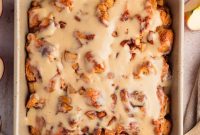 Warm Apple Cinnamon Biscuit Casserole