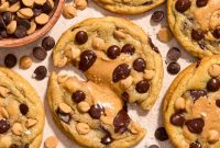 Peanut Butter-Stuffed Cookies with Gooey Center